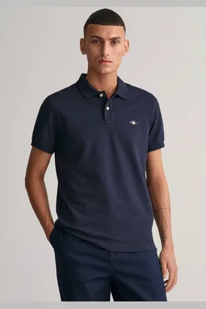 GANT Poloshirt SLIM SHIELD SS PIQUE POLO met logoborduursel op borsthoogte