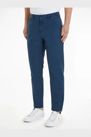 Tommy Hilfiger Chino CHELSEA GABARDINE GMD met logo borduursel op de achterzak