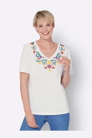 Classic Basics Shirt met V-hals Shirt met korte mouwen (1-delig)