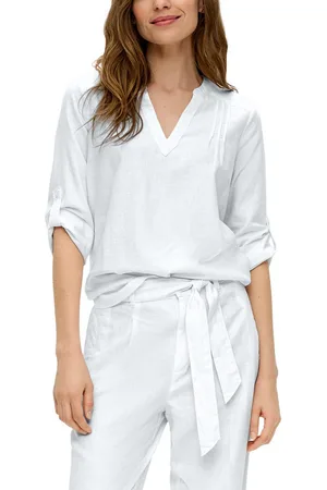QS by s.Oliver Klassieke blouse met 3/4-mouwen