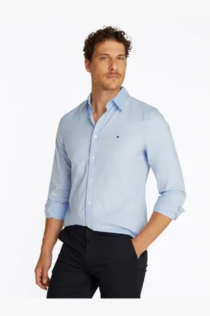 Tommy Hilfiger Businessoverhemd FLEX POPLIN KENT COLLAR SF SHIRT
