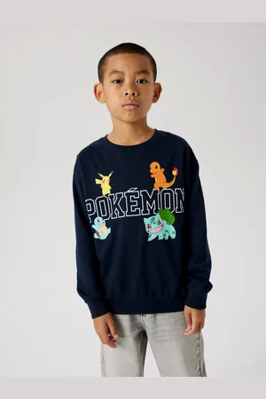 NAME IT Sweatshirt NKMDAY POKEMON NREG SWEAT BRU NOOS SKY