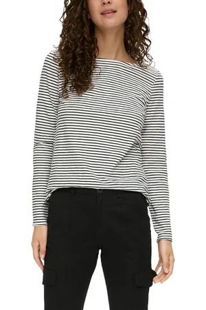 QS by s.Oliver Shirt met lange mouwen met boothals
