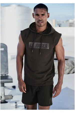 le jogger ® Capuchontrui met print en koordtrek