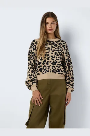 Noisy May Gebreide trui NMCHARLOTT L/S O-NECK KNIT FWD NOOS