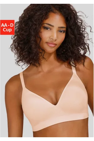 Lascana Push-up-bh COMFY BRA zonder beugels in zachte katoenen stof, basic lingerie