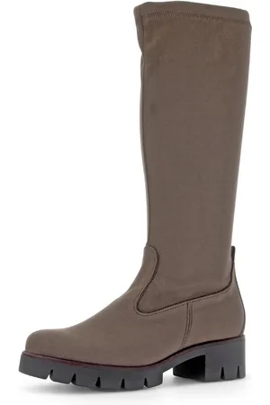 Gabor Laarzen blokhak, plateau, lange laarzen, met xs-stretch-schaft