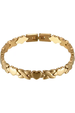Firetti Armband Sieraden cadeau roestvrijstalen armbanden schakelarmband X en hart