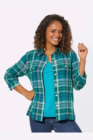 Casual Looks Geruite blouse
