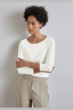 Street one Shirt met lange mouwen Style Lanea met boothals