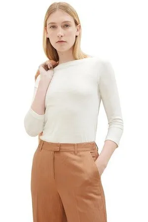 TOM TAILOR Shirt met 3/4 mouwen met korte mouwen