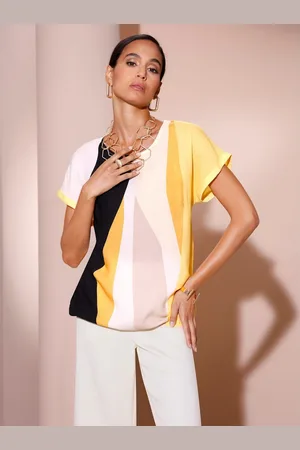 CRÉATION L Blouse met korte mouwen