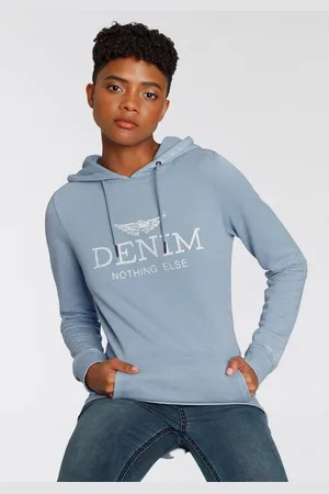 ARIZONA Hoodie Lange mouwen, figuurvolgend, van katoenmix