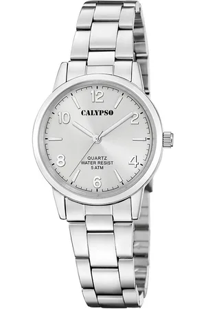 Calypso Kwartshorloge Basic Horloge, dameshorloge, stalen band, analoog