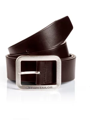 TOM TAILOR Leren riem tot maat 120
