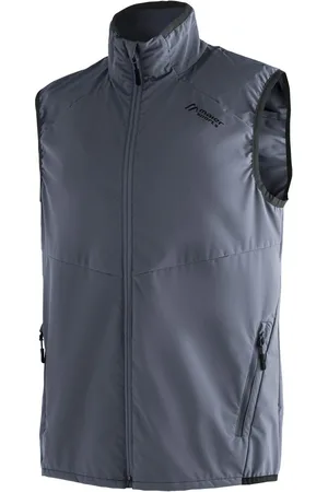 Maier Sports Softshell-bodywarmer Brims Vest M ademende herenvest, waterafstotende outdoorvest
