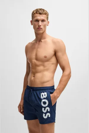 HUGO BOSS Zwemshort Octopus Met logotekst, elastische tailleband met koord