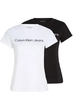 Calvin Klein T-shirt Institutional Logo 2-pack tee (Set van 2)