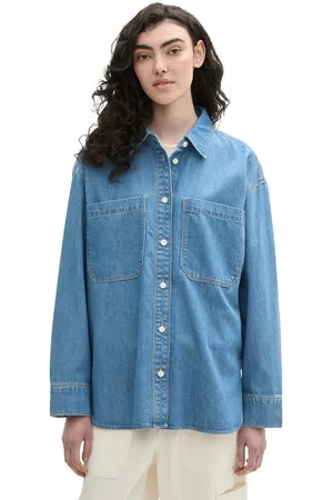 TOM TAILOR Jeans blouse met borstzakken