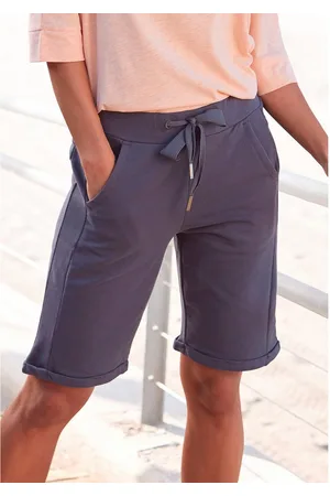 ELBSAND Sweatbermuda Brinjana met zakken, shorts, korte broek, joggingbroek