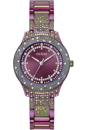Guess Kwartshorloge Shooting star Horloge, dameshorloge, kristallen, mineraalglas, stalen band