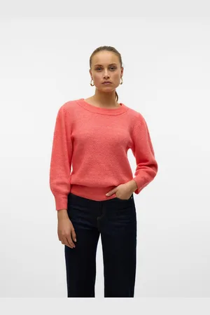 VERO MODA Trui met ronde hals VMVIGGA 3/4 RIB PULLOVER GA BOO REP