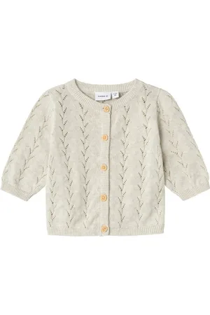 NAME IT Vest NMFBANNI LS KNIT CARD NOOS