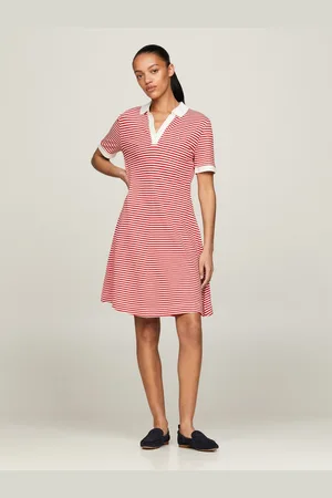 Tommy Hilfiger Polojurk F&F OPEN PLCKT LYCLL POLO DRS SS