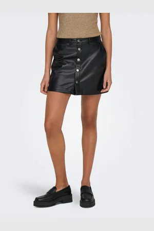 ONLY Imitatieleren rok ONLAMAZING-LIORA HW FAUX LEAT SKIRT PNT