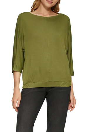 QS by s.Oliver Shirt met 3/4 mouwen met ronde hals