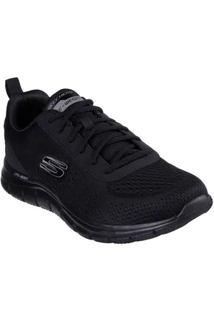 Skechers Slip-on sneakers TRACK-LESHUR Vrijetijdsschoen, trainingsschoen, instapschoen in materiaalmix