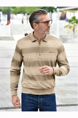 marco donati Poloshirt Shirt met lange mouwen (1-delig)