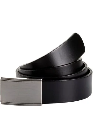 Carlo Monti Leren riem Potsdam 3,5 cm breed, klassiek-business, koppelgesp