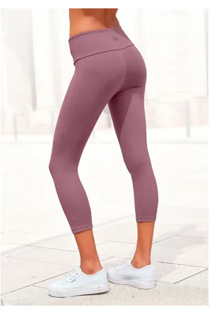 Lascana Caprilegging met brede zachte boord, loungewear