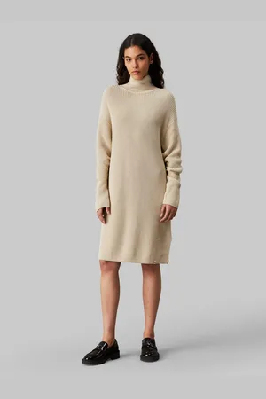 Calvin Klein Sweatjurk CHUNKY LOOSE SWEATER DRESS