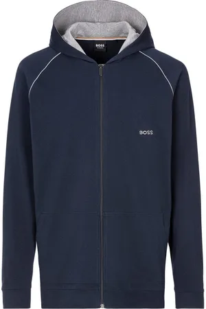 HUGO BOSS Sweatvest B-Mix&Match J met contrastnaad op de mouw