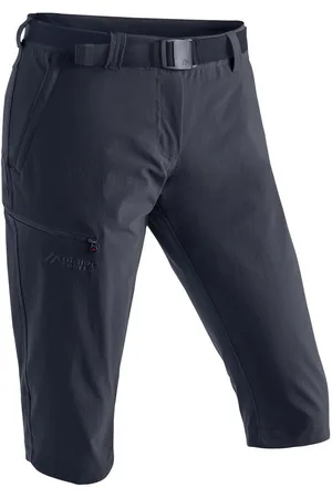 Maier Sports Capribroek Inara slim 3/4 Dames wandelbroek, ademende outdoorbroek, 3/4 broek met 3 zakken