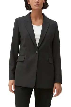 QS by s.Oliver Lange blazer met 4-knoopsmanchetten aan de mouwen