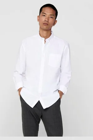 Only & Sons Overhemd met lange mouwen ONSALVARO SLIM LS OXFORD SHIRT NOOS