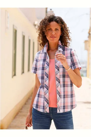 Casual Looks Geruite blouse