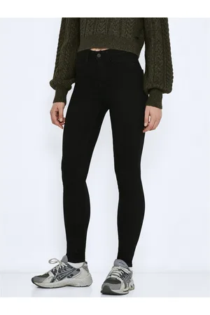 Noisy May Skinny fit jeans NMCALLIE HW SKINNY BLACK JEANS NOOS