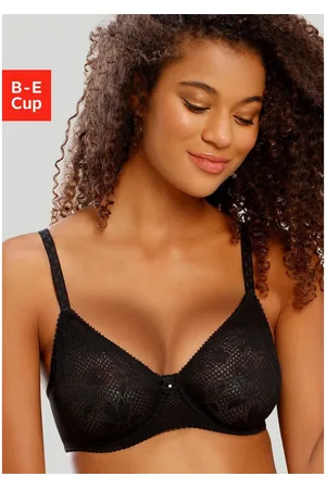 Nuance T-shirt-bh met beugel, met naadloze cups van gladde kant, dessous