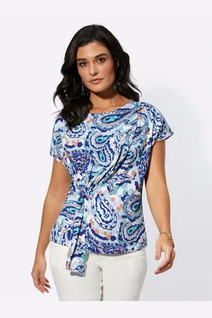 CRÉATION L Shirt met print Lyocell-shirt (1-delig)