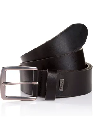 Carlo Monti Leren riem Boston in rustieke look