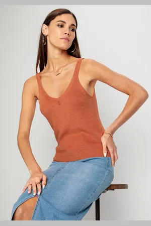 Daniel Hechter Gebreide top met elegante v-hals - nieuwe collectie