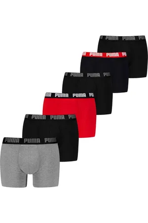 PUMA Boxershort MEN EVERYDAY BOXER 6P ECOM Elastische logoband, stretchmateriaal (Set van 6)
