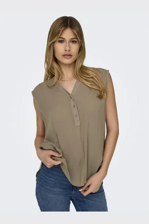 ONLY Top ONLJETTE LIFE S/L TOP WVN NOOS