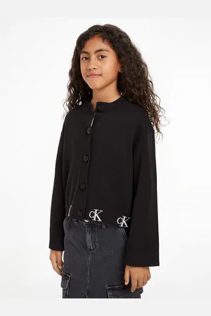 Calvin Klein Cardigan MONOGRAM LOGO CARDIGAN voor kinderen tot 16 jaar