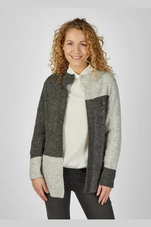 Rabe Vest met contrasterend kleurenpatroon