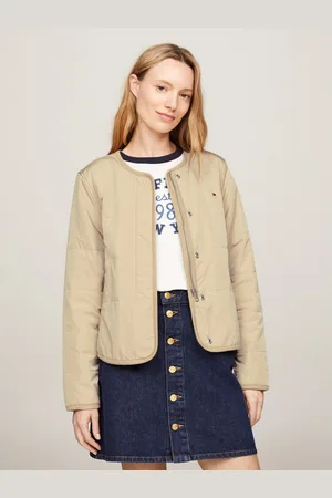 Tommy Hilfiger Gewatteerde jas JERSEY LINED JACKET met tommy jeans-merklabel